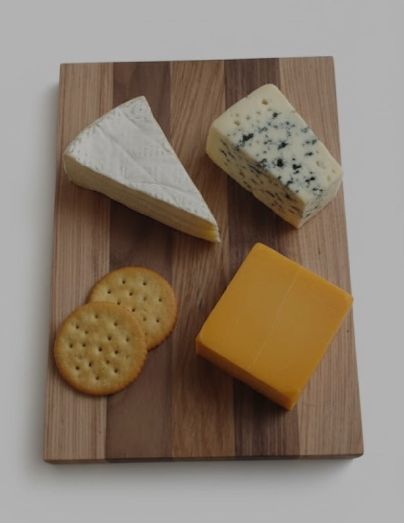 Handmade cheese board ( Oak, Sapele, Walnut )